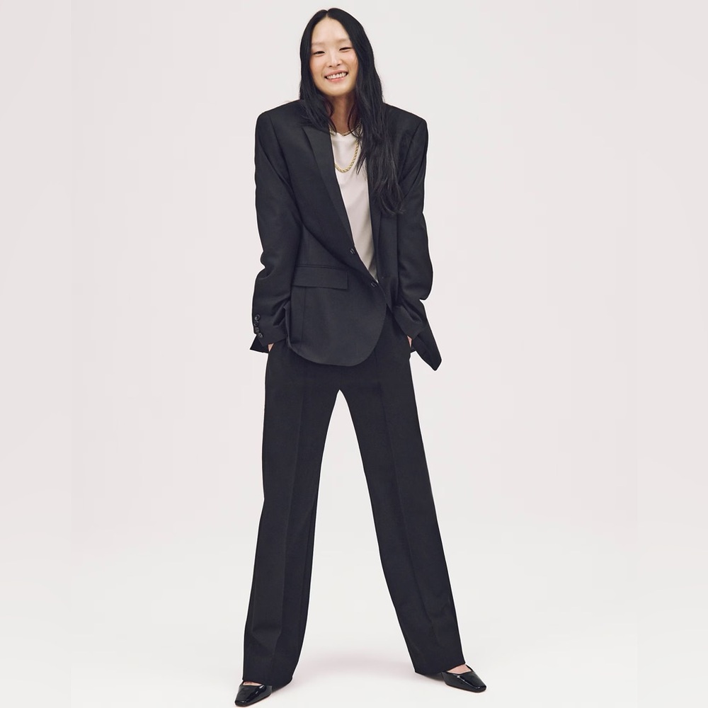 J Crew Women’s Natalia pant in four-season stretch black Size 24 NWT